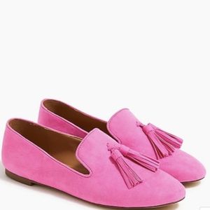 NWOT J. Crew Suede Tassel Loafers